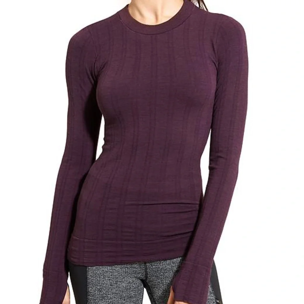 ATHLETA REMARKAWOOL LONG SLEEVE - Picture 1 of 7